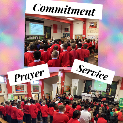 Our school held a beautiful Children and Staff Commitment Prayer Service  🙏