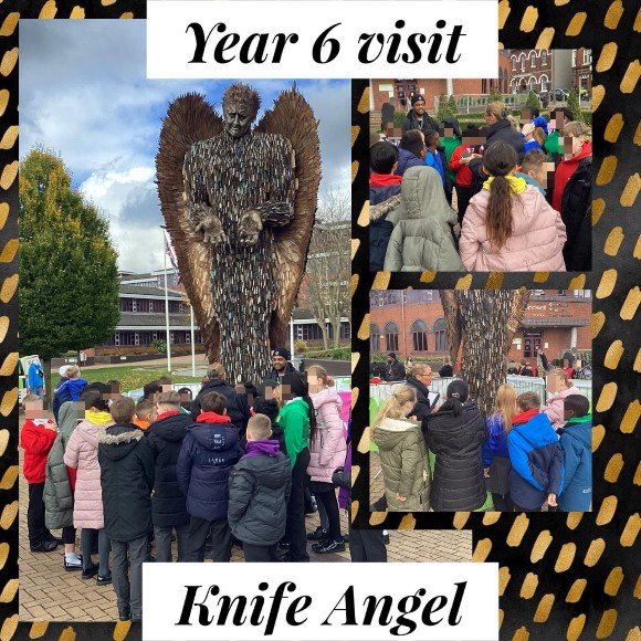 Year 6 visit the Knife Angel